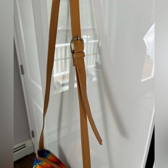 Franco Figgesi Bohemian Pink Multi Colored Guatemalan Purse Bag Vegan Leather - Picture 13 of 16